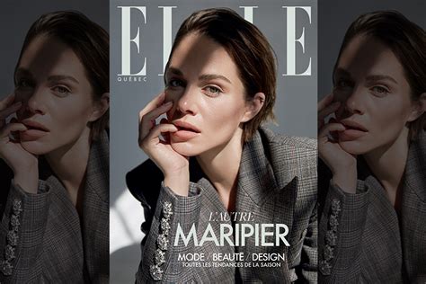 Maripier Morin en couverture du ELLE Québec de septembre